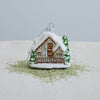 Hand-Painted Glass Chalet Ornament - JoeyRae