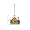 Hand-Painted Glass Chalet Ornament - JoeyRae