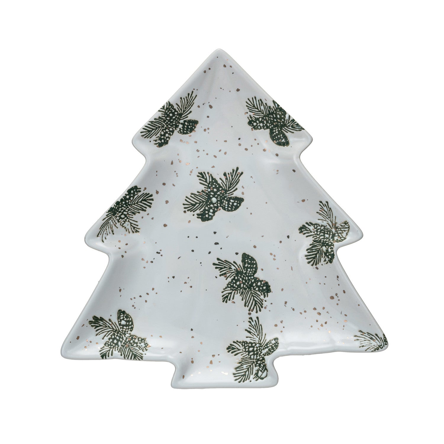 Stoneware Tree Shaped Plate - JoeyRae