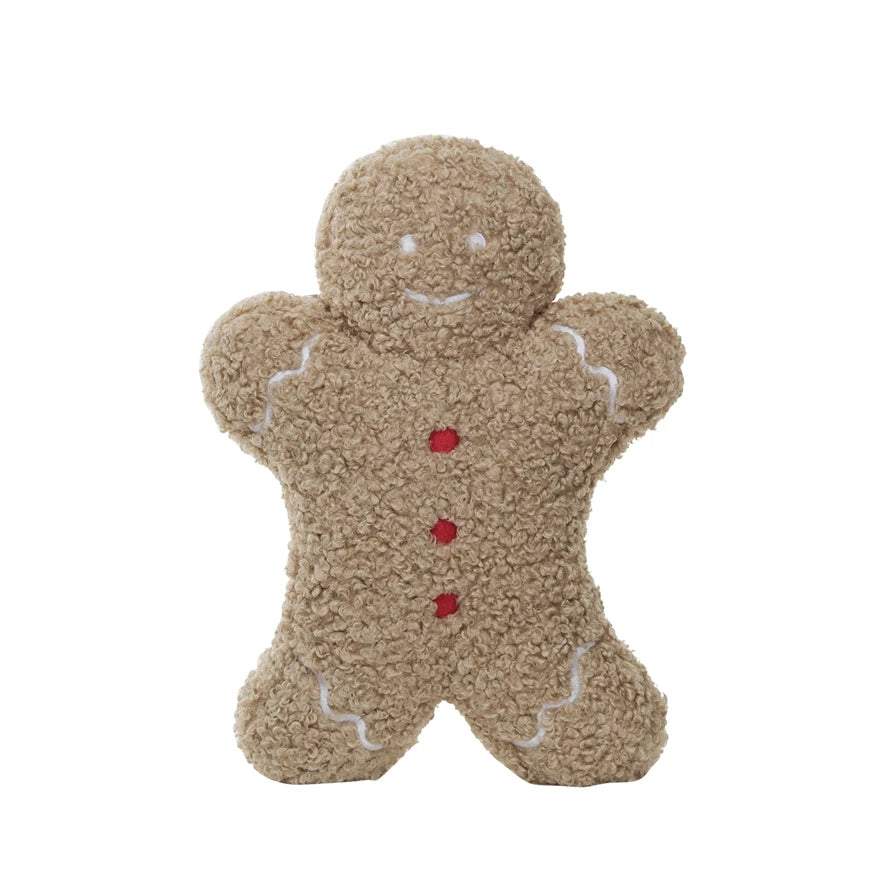 Gingerbread Man Shaped Pillow - JoeyRae