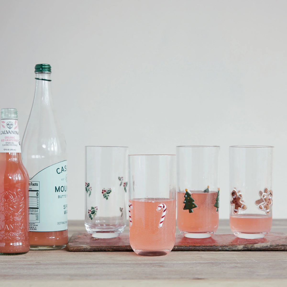 Acrylic Holiday Icons Glass - JoeyRae