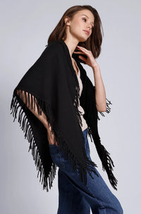 Cashmere Fringe Shawl - JoeyRae