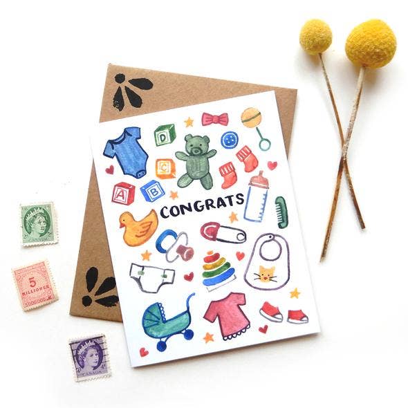 Congrats Baby Card - JoeyRae