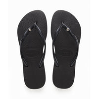 Slim Crystal Glamour Flip Flop - JoeyRae