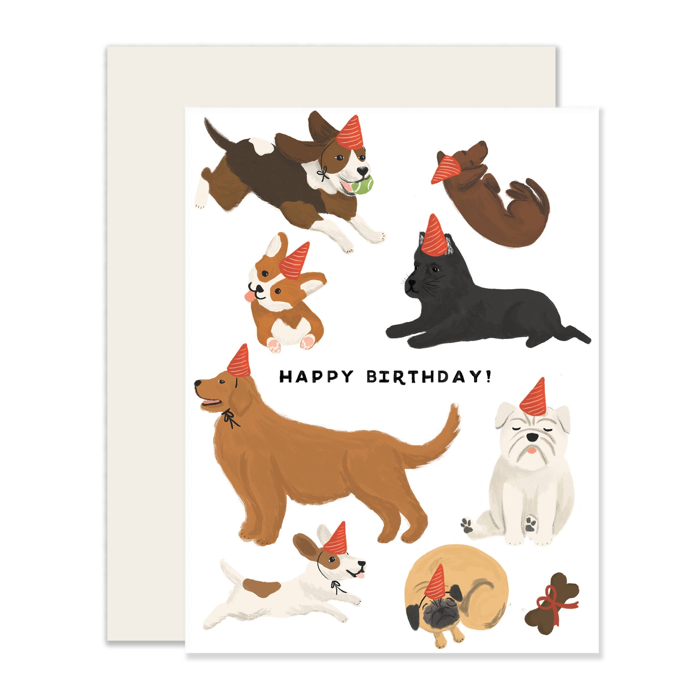 Dogs Birthday Greeting Card - JoeyRae
