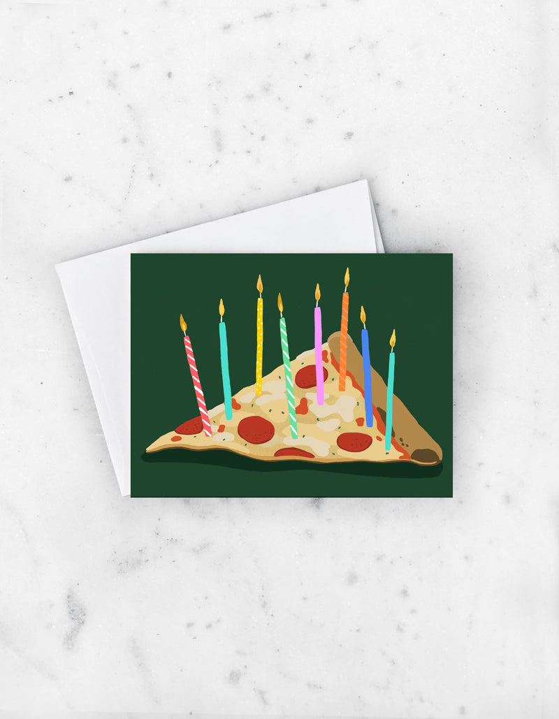 Pizza Birthday Card - JoeyRae