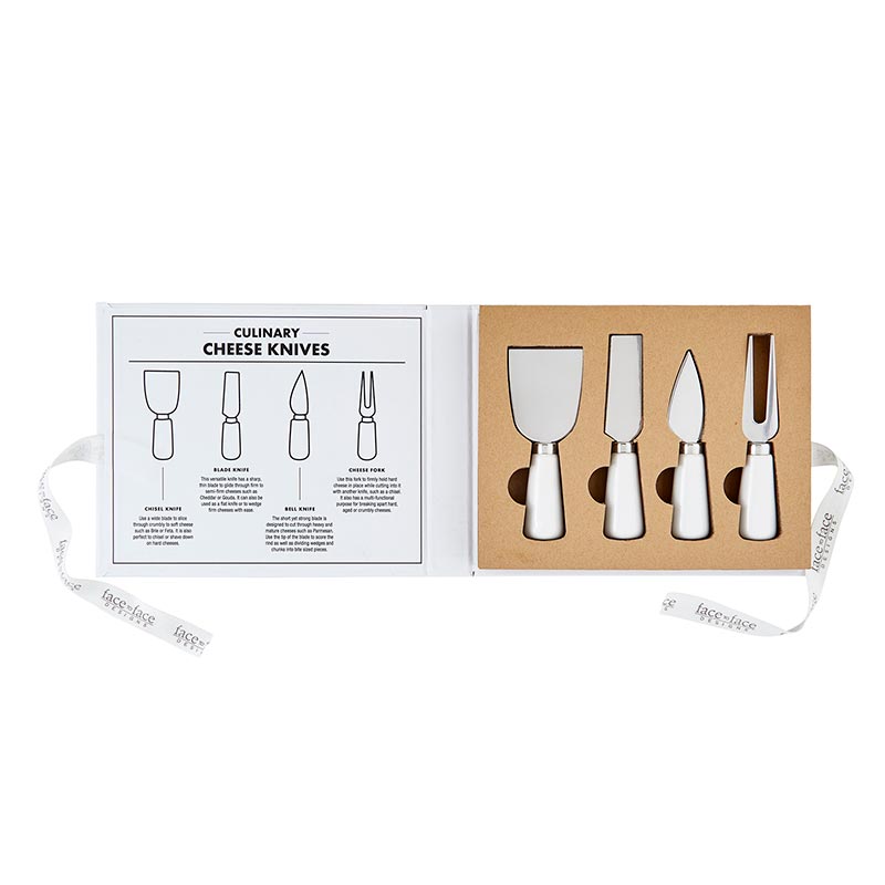 Say Cheese Ceramic Cheese Knives Book - JoeyRae
