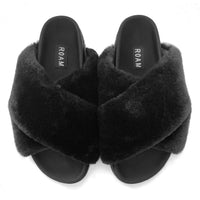 Mini Cloud Black Slides - JoeyRae
